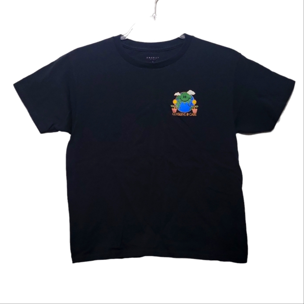 Pacsun Kids Graphic T-Shirt Conserve & Care Large(10)